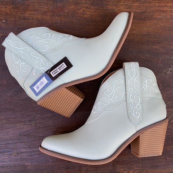 New Code West Mint pastel Western cowboy Boots - Picture 7 of 8